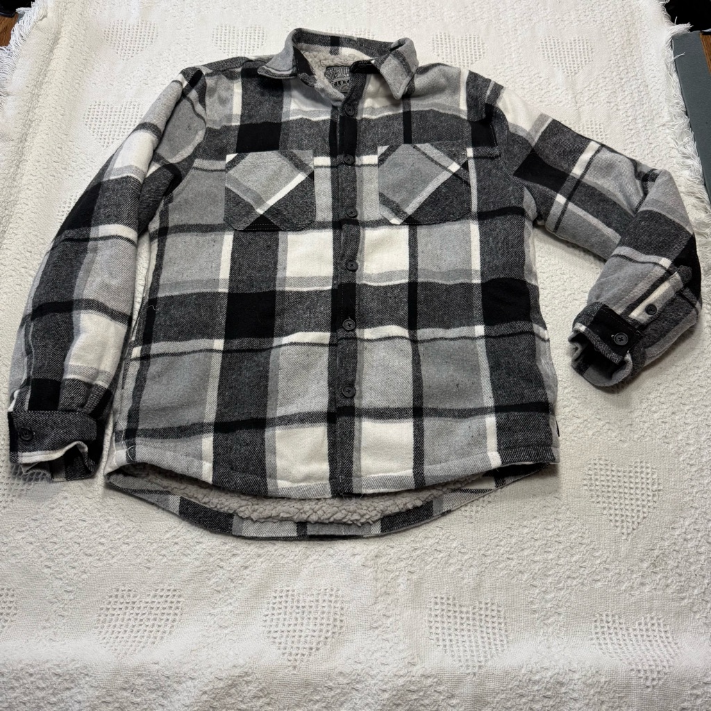 Brooklyn Cloth Heavy Sherpa Lined Flannel (M)